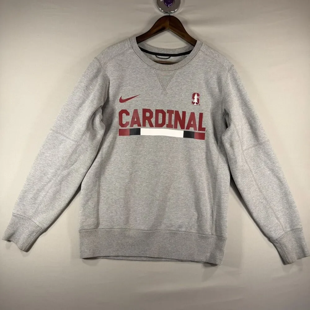 Stanford Cardinal Nike Sweatshirt Men's S Gray Pre-Owned Small